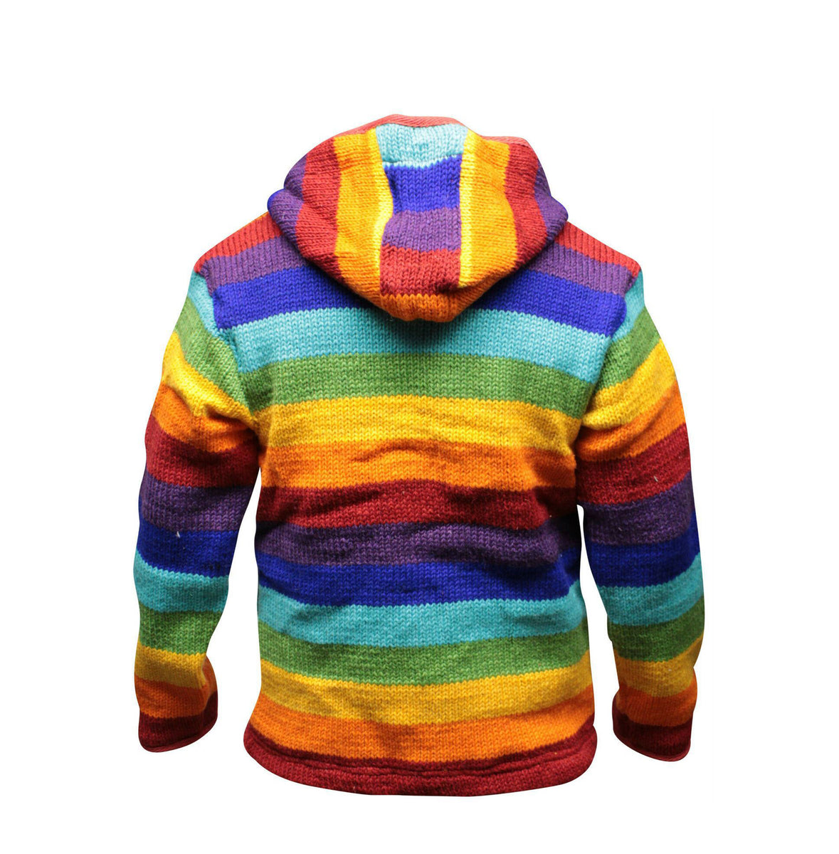 Rainbow Stripe zip up sweater hoodies for men – Ezhippie