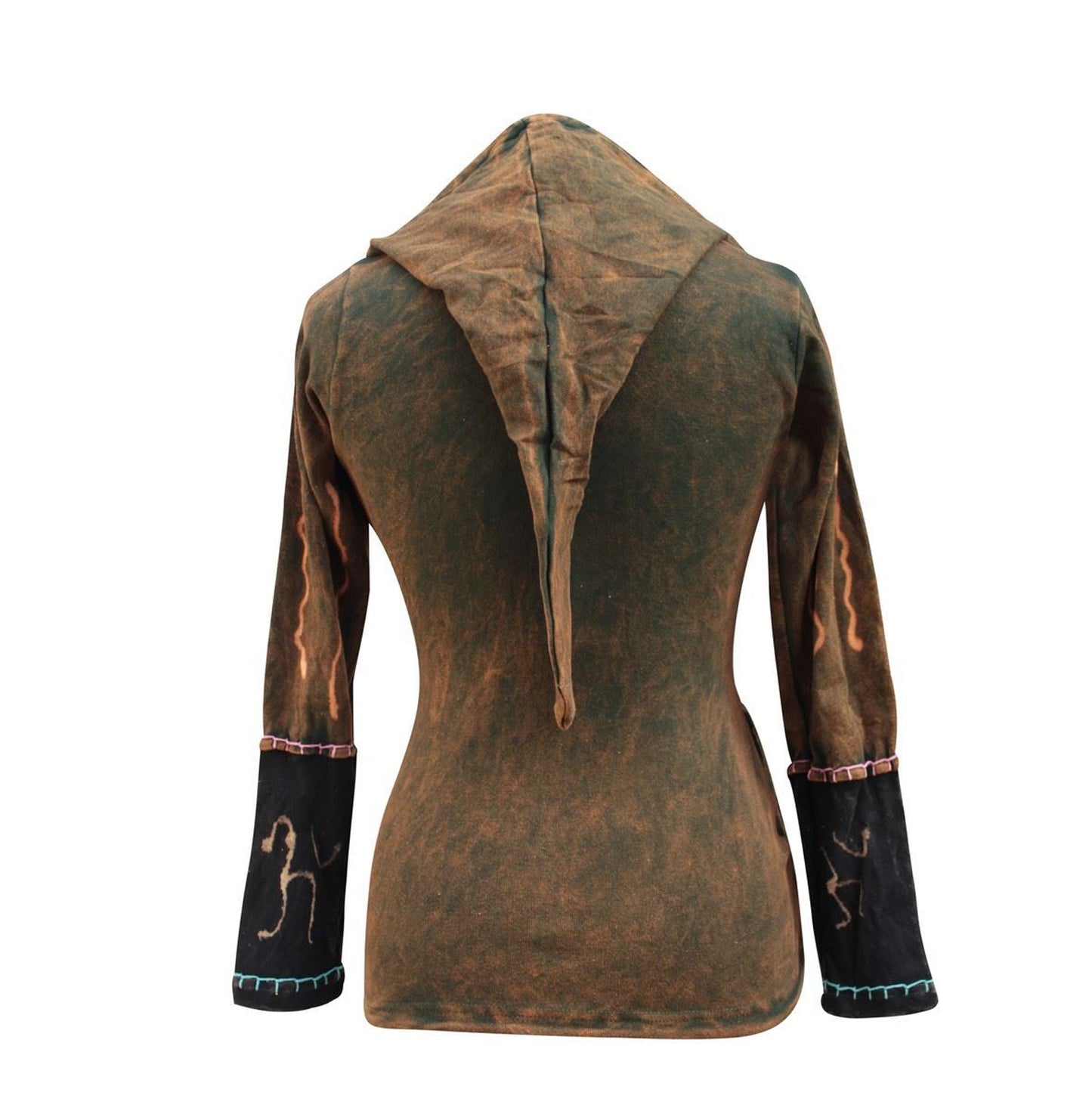 sun-flames-floral-print-hoodie-jacket-for-women