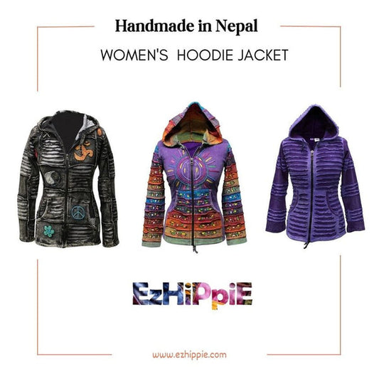 Nepalese Hoodie Jacket for Women Available in the UK