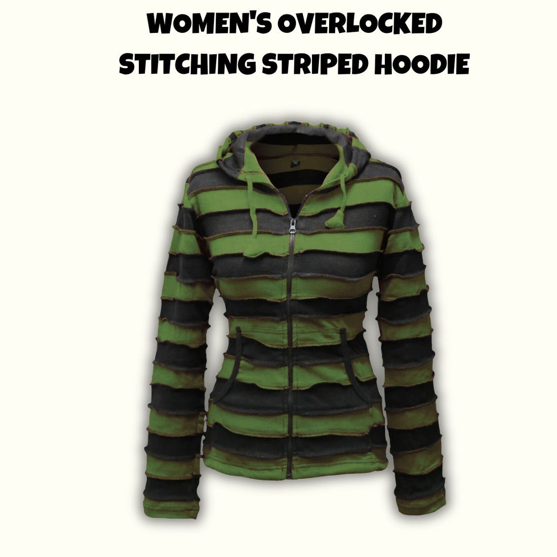 Stay Warm and Stylish with the Perfect Women's Striped Hoodie for Winter