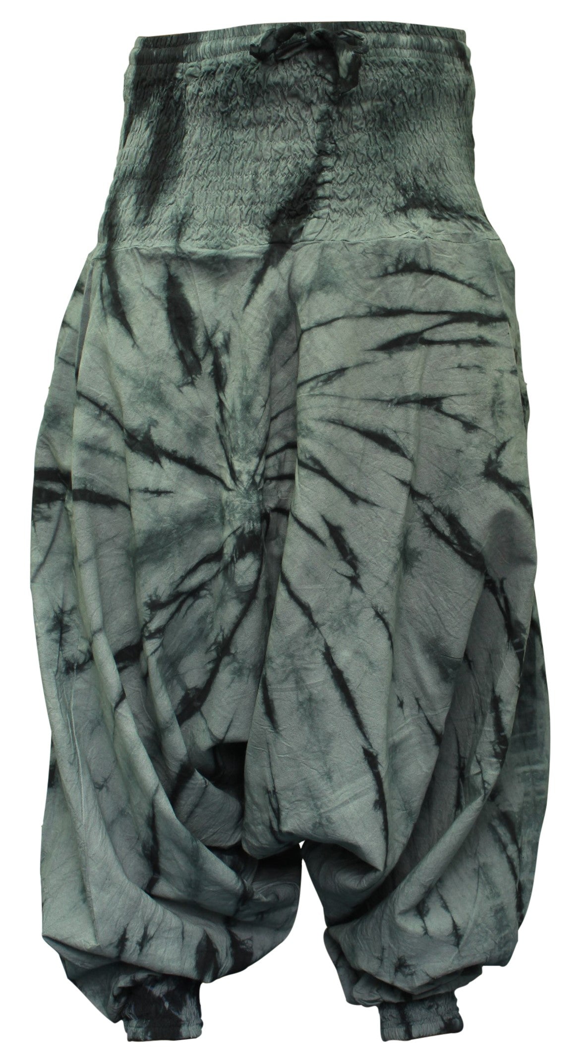 Tie Dye Harem Pants, Colourful Yoga Boho Baggy Trousers Hippie Clothes