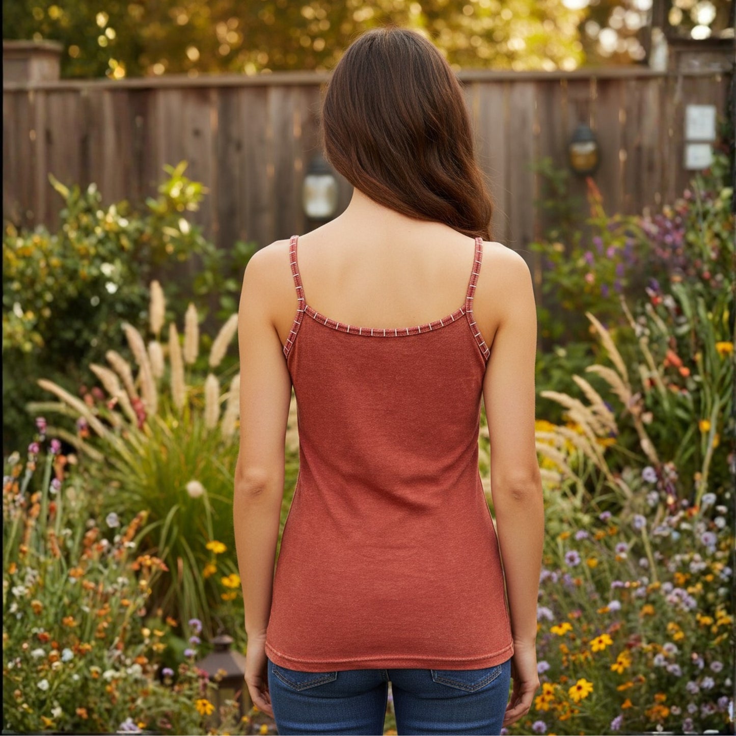 WOMEN COLOURFUL EMBROIDERED HIPPIE FESTIVAL TANK TOPS