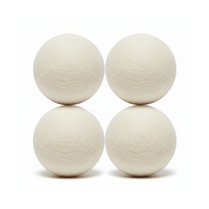 Wool Dryer Balls - 1000+ Loads - Pure Organic Wool - Reusable Natural Fabric Softener Perfect with Essential Oils, Reduce Clothing Static and Wrinkles