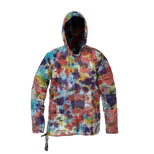 Mens Lightweight Hippie Hooded Shirt