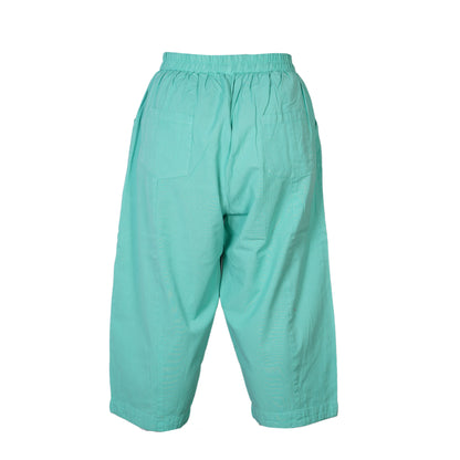 Mens Ankle Length Summer Work Pants Cotton Relaxed Fit Casual Hippy Trousers