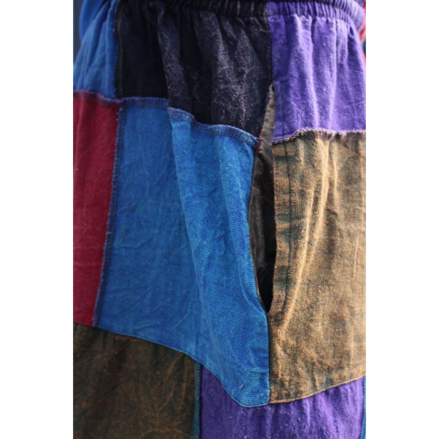 WOMEN PATCHWORK SUMMER FESTIVAL HIPPIE HAREM TROUSER