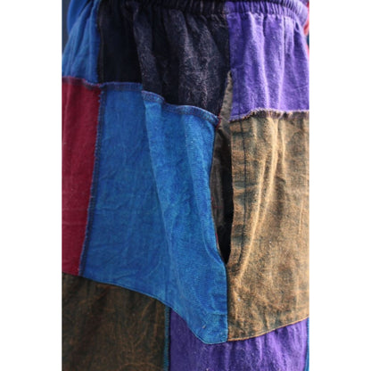 WOMEN PATCHWORK SUMMER FESTIVAL HIPPIE HAREM TROUSER