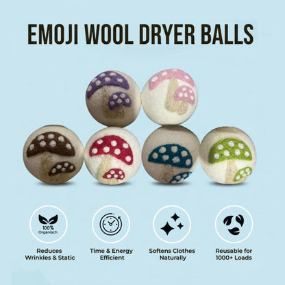 Wool Dryer Balls - 1000+ Loads - Pure Organic Wool - Reusable Natural Fabric Softener Perfect with Essential Oils, Reduce Clothing Static and Wrinkles