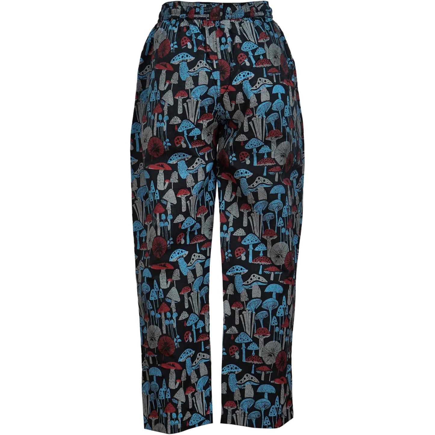 Womens Hippie Trouser Mushroom Print Harem Pants Elastic Waist Yoga Boho Pajama