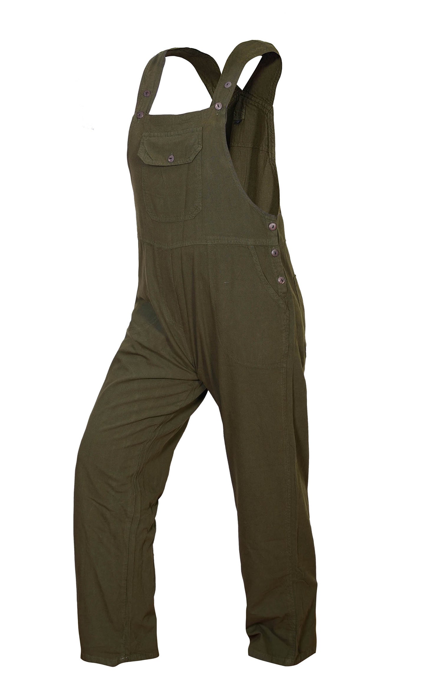 Women’s Cotton Hippie Summer Classic Dungaree with Adjustable Straps