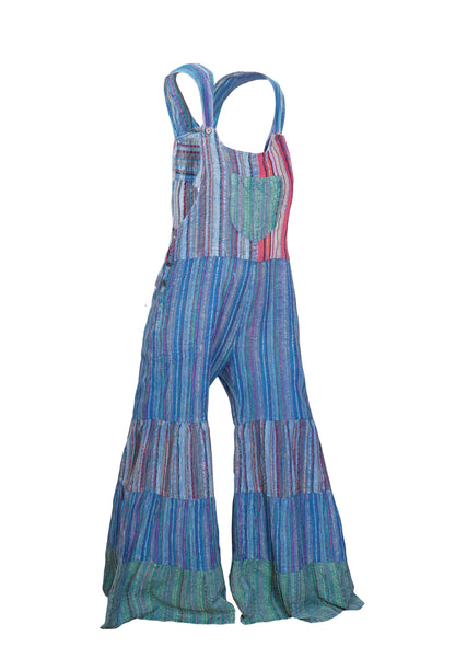 Womenâ??s Cotton Hippie Summer Classic Dungaree with Adjustable Straps