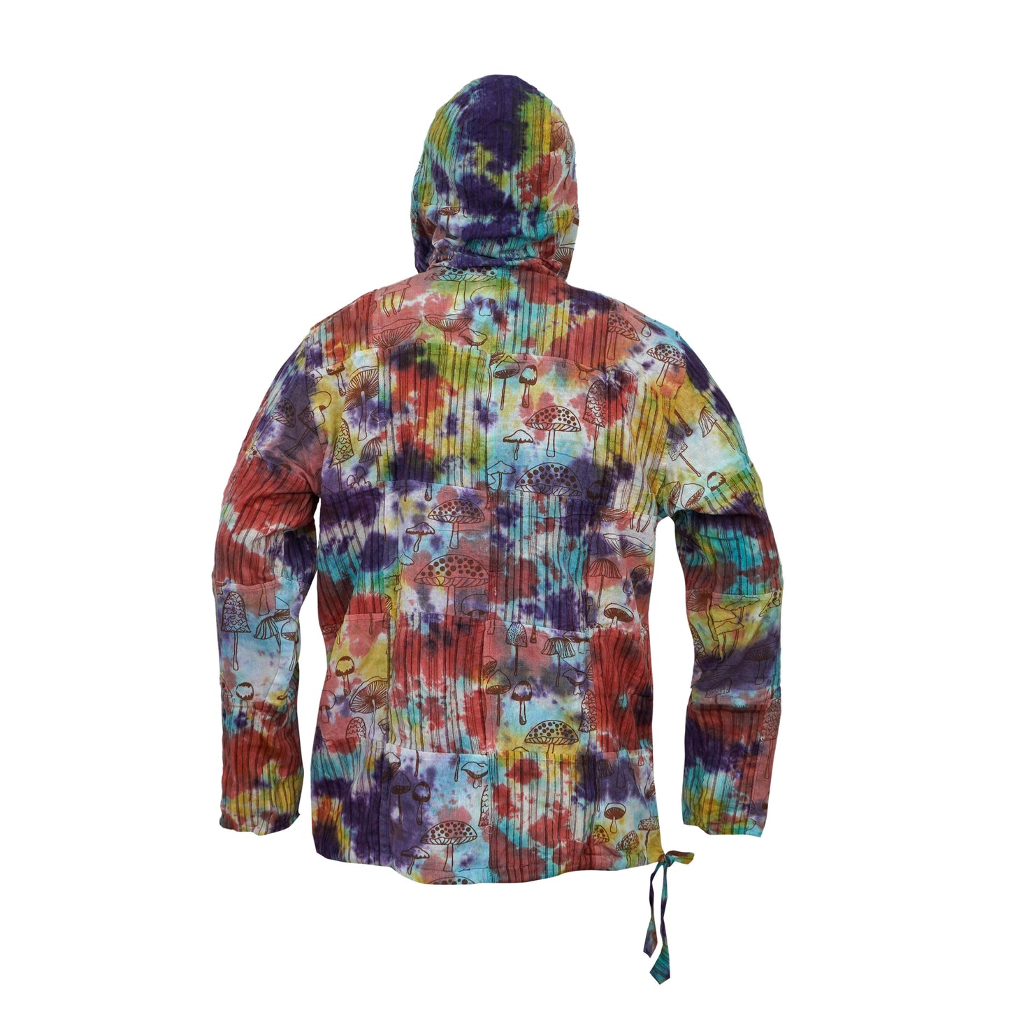 Mens Lightweight Hippie Hooded Shirt