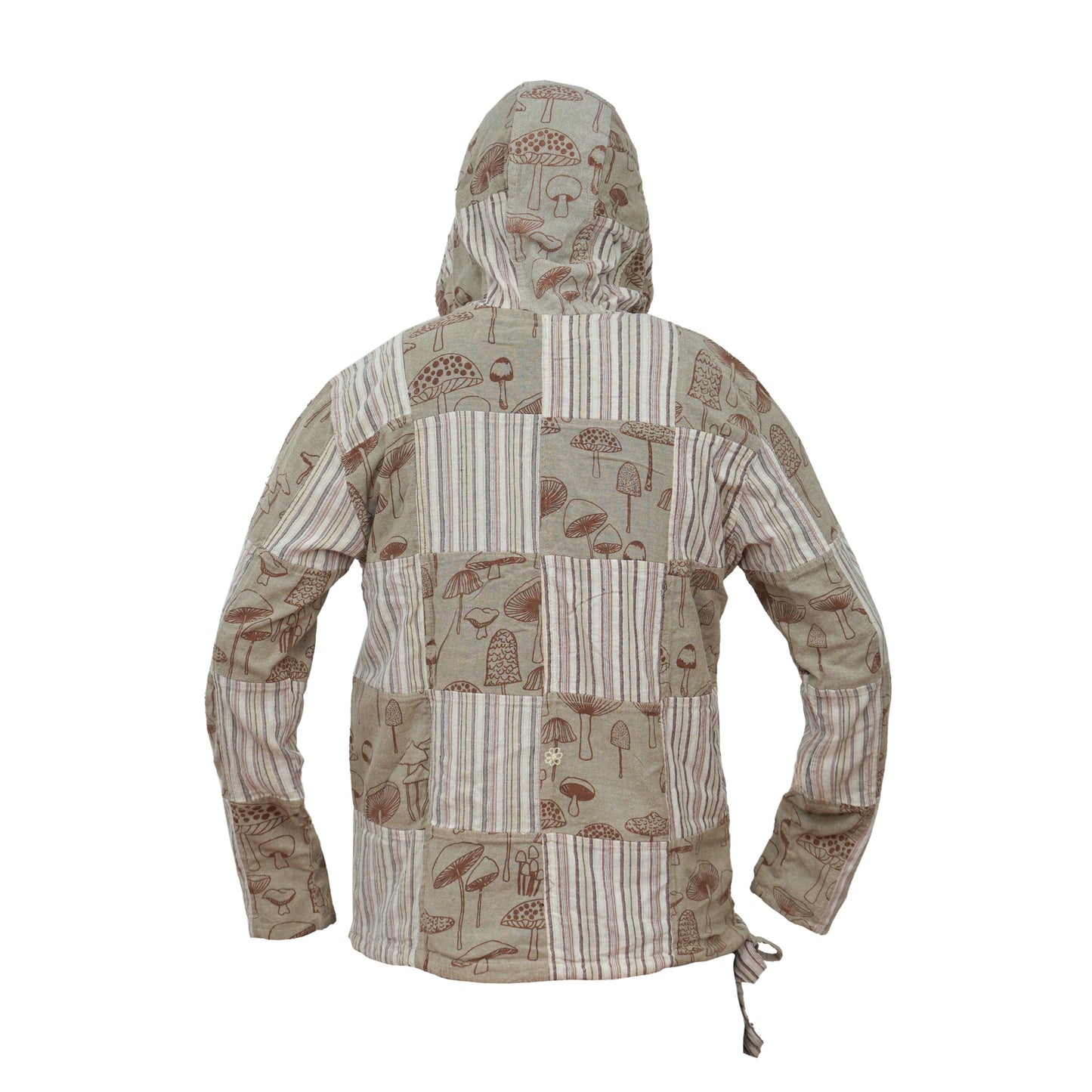 Mens Lightweight Hippie Hooded Shirt