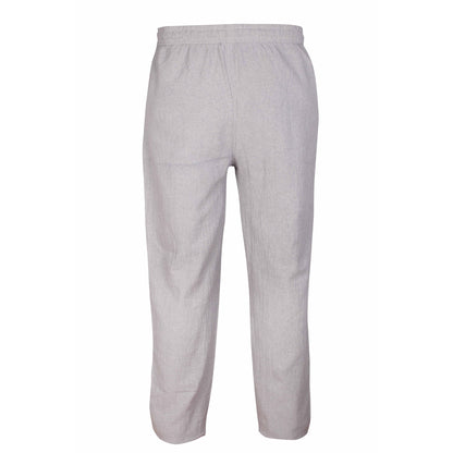 WOMENS PLAIN TROUSERS ELASTICATED WAIST YOGA PANTS WITH POCKETS