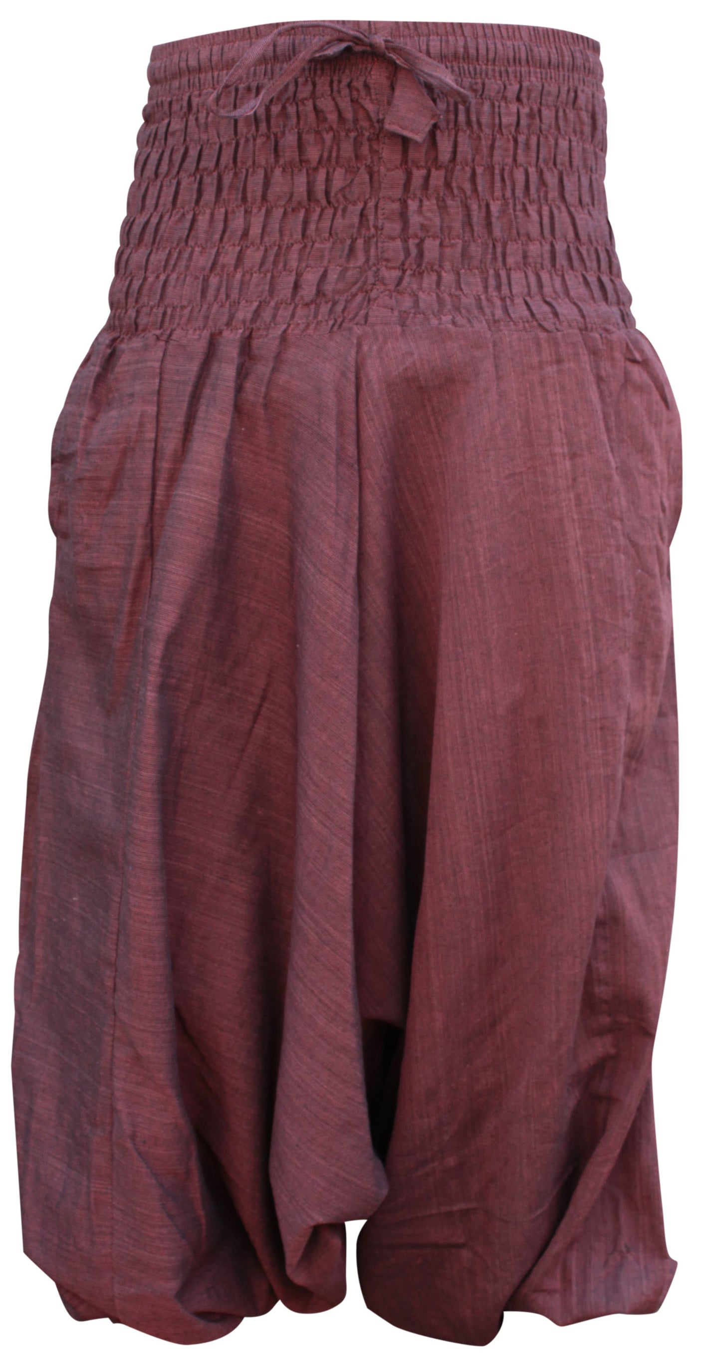 Womens Boho Baggy Loose Fit Aladdin Harem Pants Cotton Grey Yoga Hippie Trousers