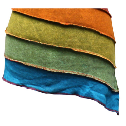 Women Cotton Boho Sleeveless Rainbow Striped Hippie Yoga Summer Tank Top