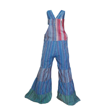 Women's Dungaree Cotton Hippie Classic Summer Jumpsuit with Adjustable Straps