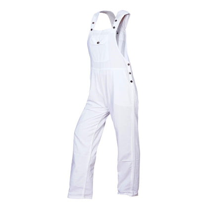 Women's Dungaree Cotton Hippie Classic Summer Jumpsuit with Adjustable Straps