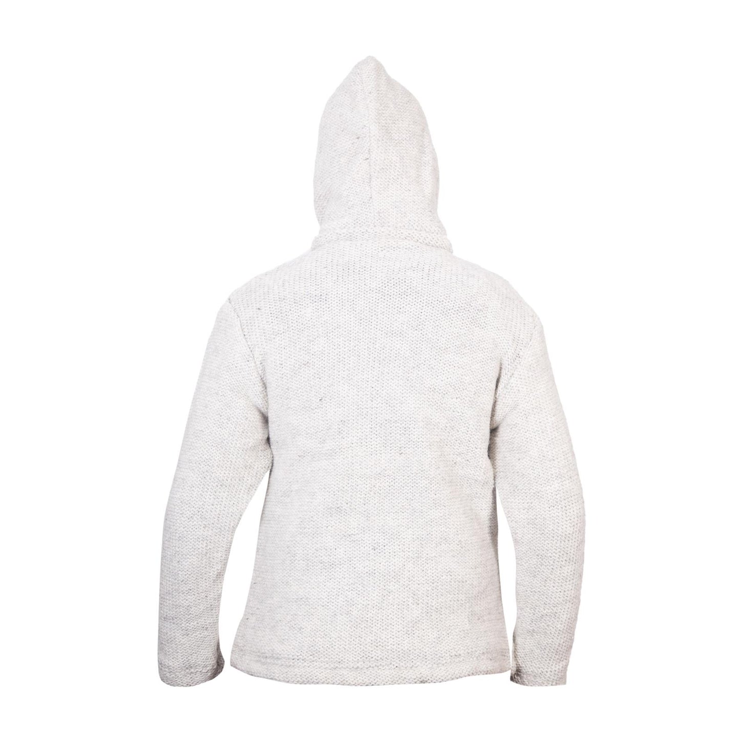 Men's Woolen High Neck Fleece Lined Camping Warm Jacket