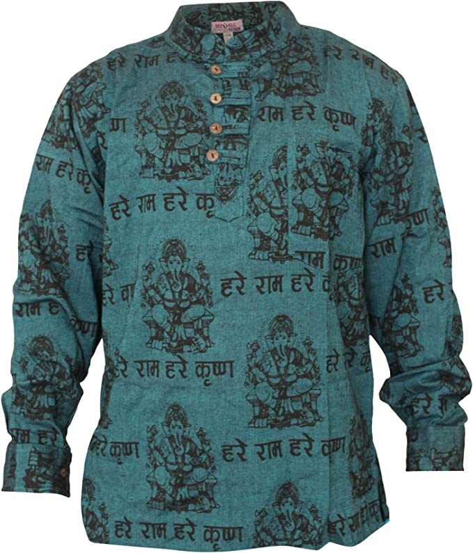 Men's Light Weight Symbol Print Shirt