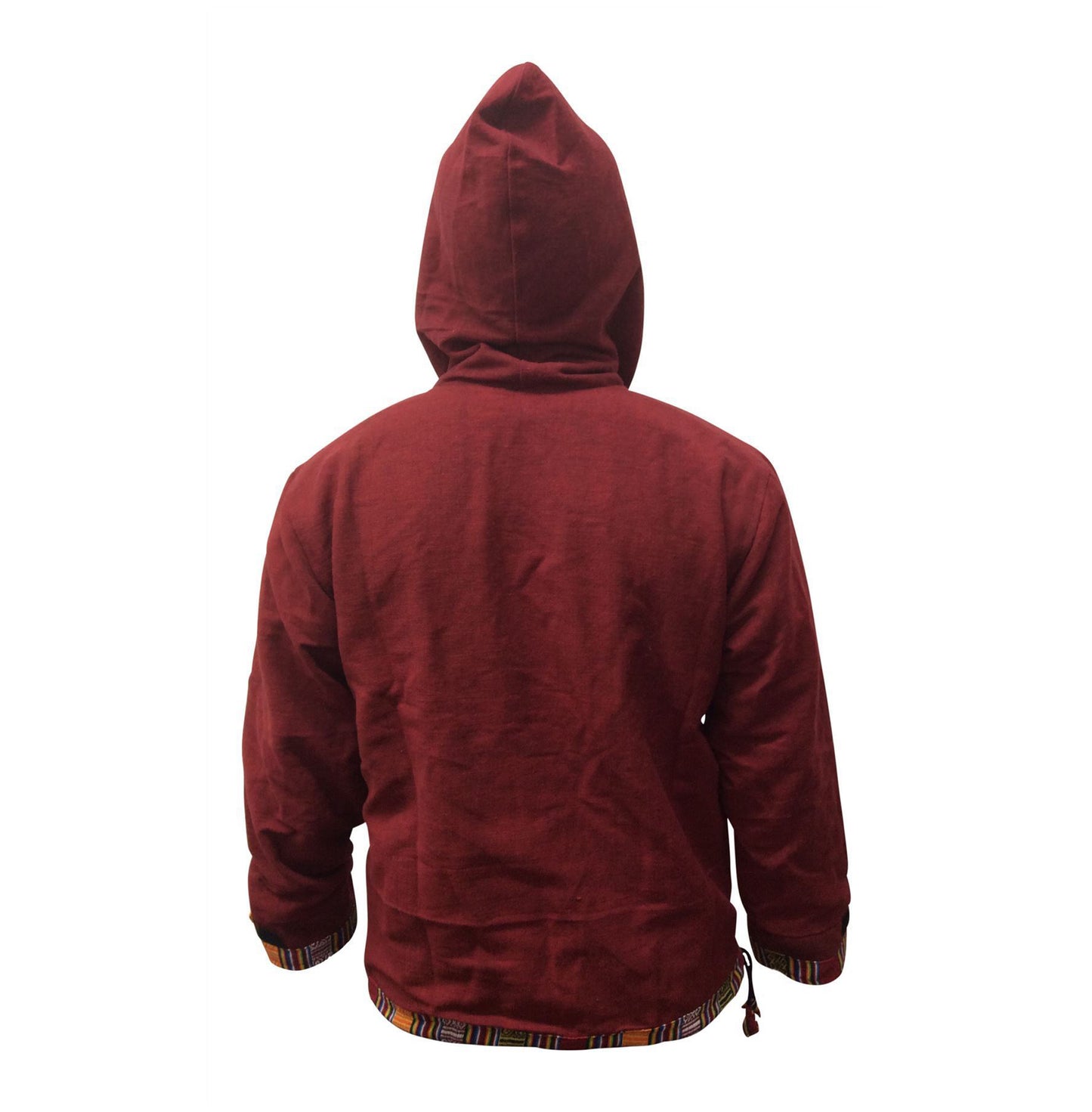 Unisex Woven Cotton Fleece Lined Pull Over