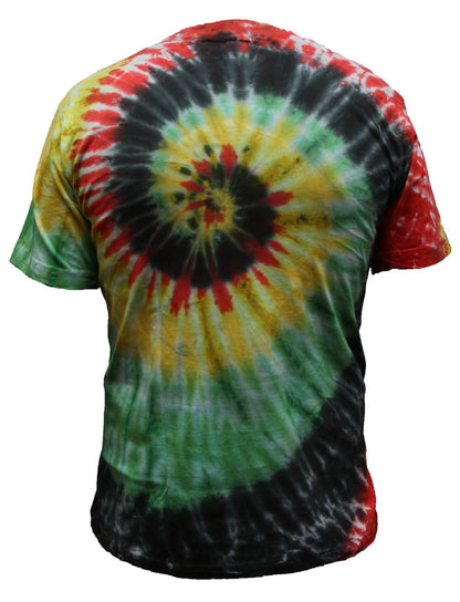 Our best selling staple unisex tie dye t-shirt. Nail the DIY tie-dye trend the easy way. Features a crew neck, drop shoulders, dad cut style in a soft, cotton. There are so many colours available in this bright and eye catching style that it'll be hard to decide what design to pick! 