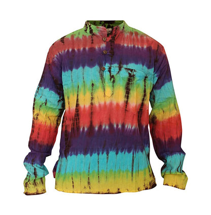cotton-mens-tie-dye-long-sleeve-summer-shirts