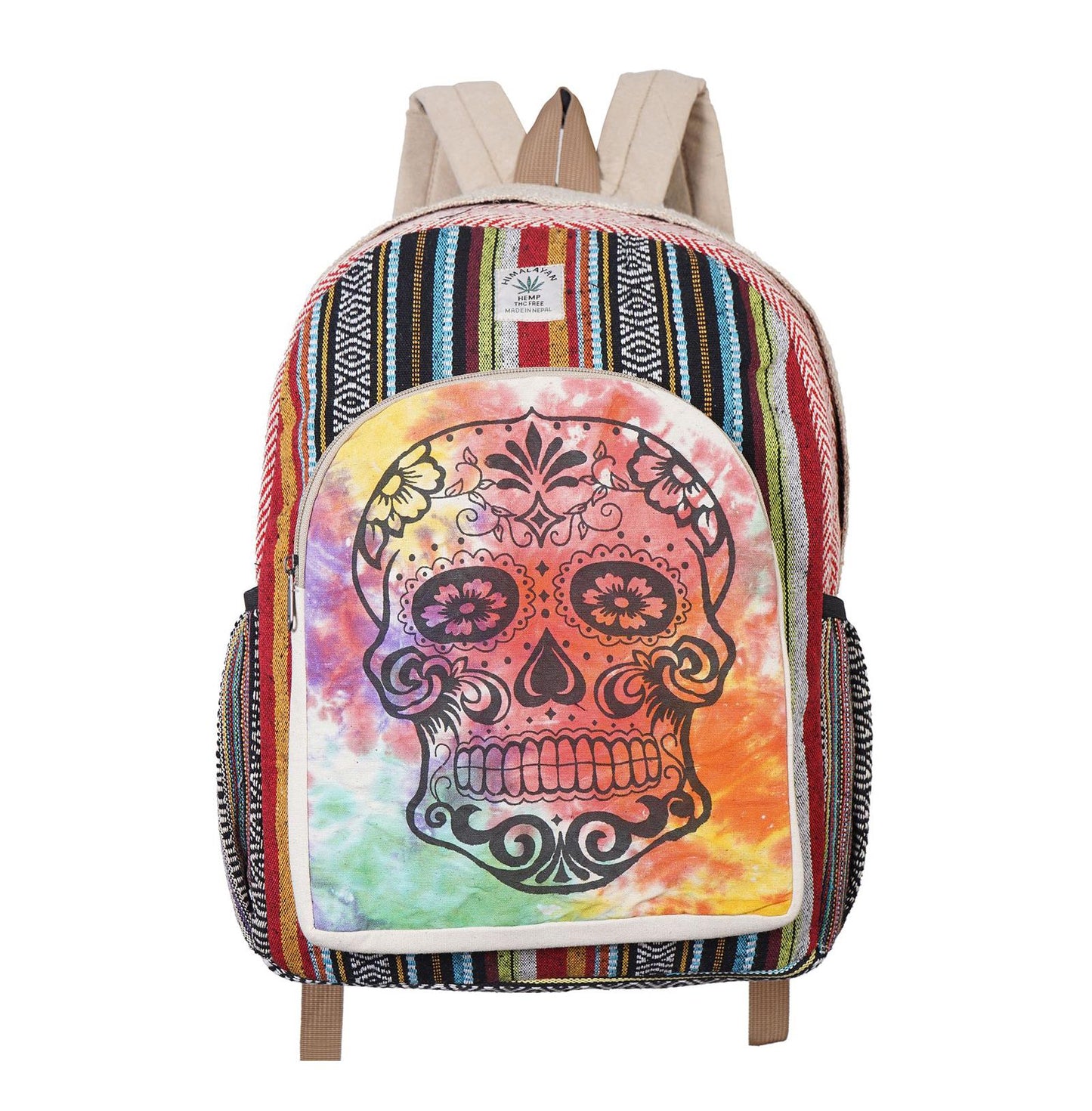 explore-the-world-with-tie-dyed-unisex-hemp-backpack