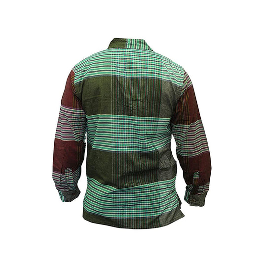 Men's Checkered Hippy Grandad Shirt