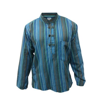 mens-multi-striped-long-sleeve-grandad-shirt