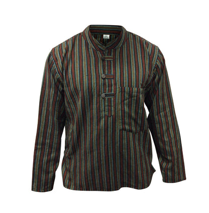 mens-multi-striped-long-sleeve-grandad-shirt