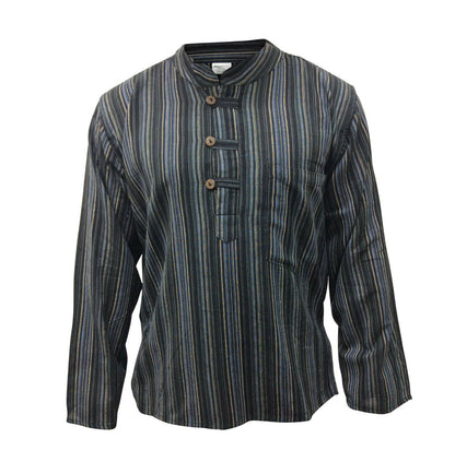 mens-multi-striped-long-sleeve-grandad-shirt