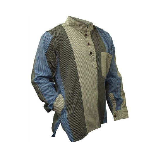 multi-coloured-mens-long-sleeve-striped-grandad-shirt
