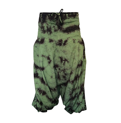 Tie Dye Harem Pants, Colourful Yoga Boho Baggy Trousers Hippie Clothes