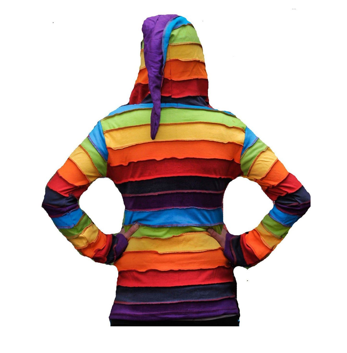 rainbow-rib-hoodie-jacket-for-women