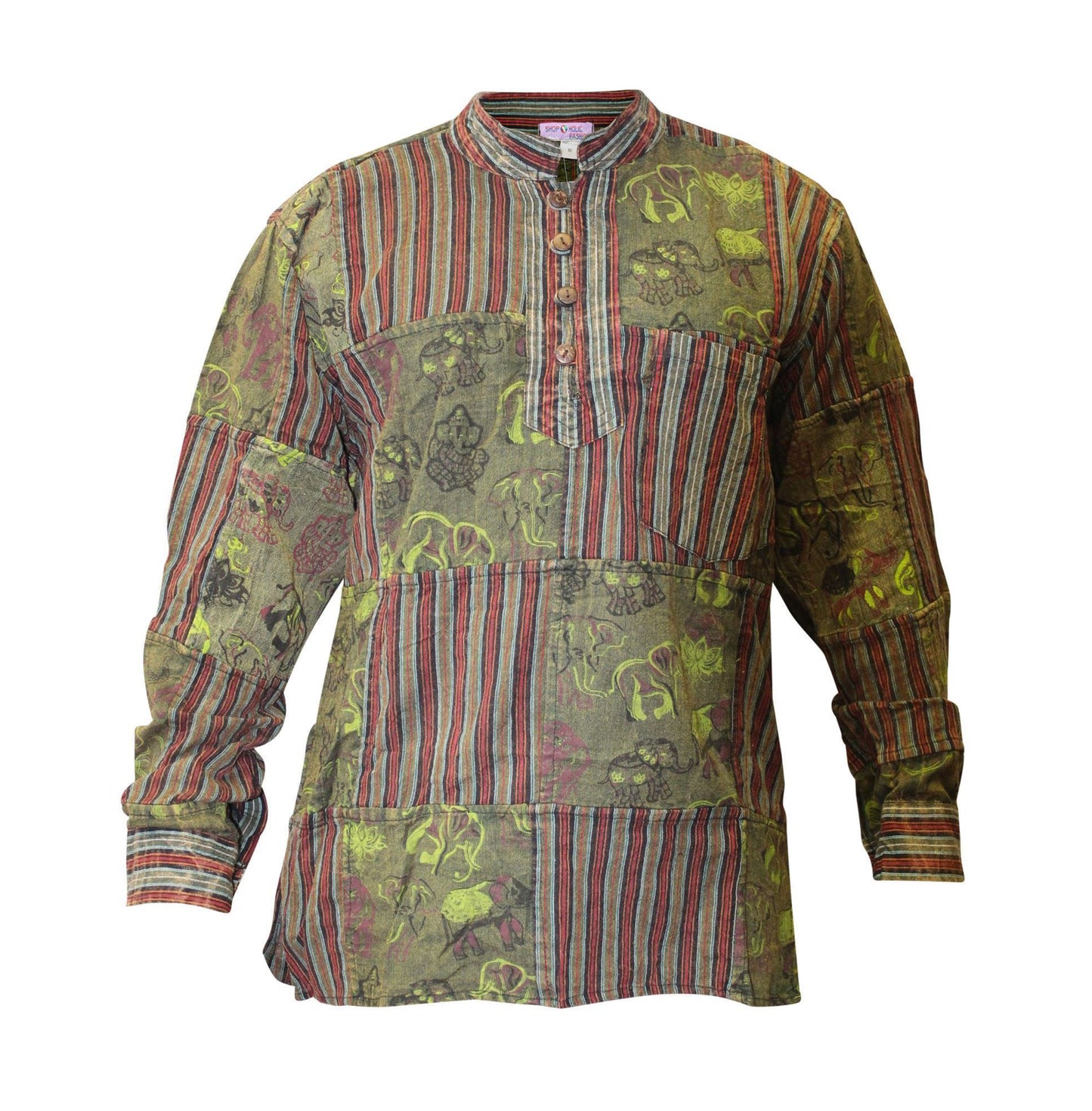 stonewashed-printed-patchwork-long-sleeve-shirts-for-men