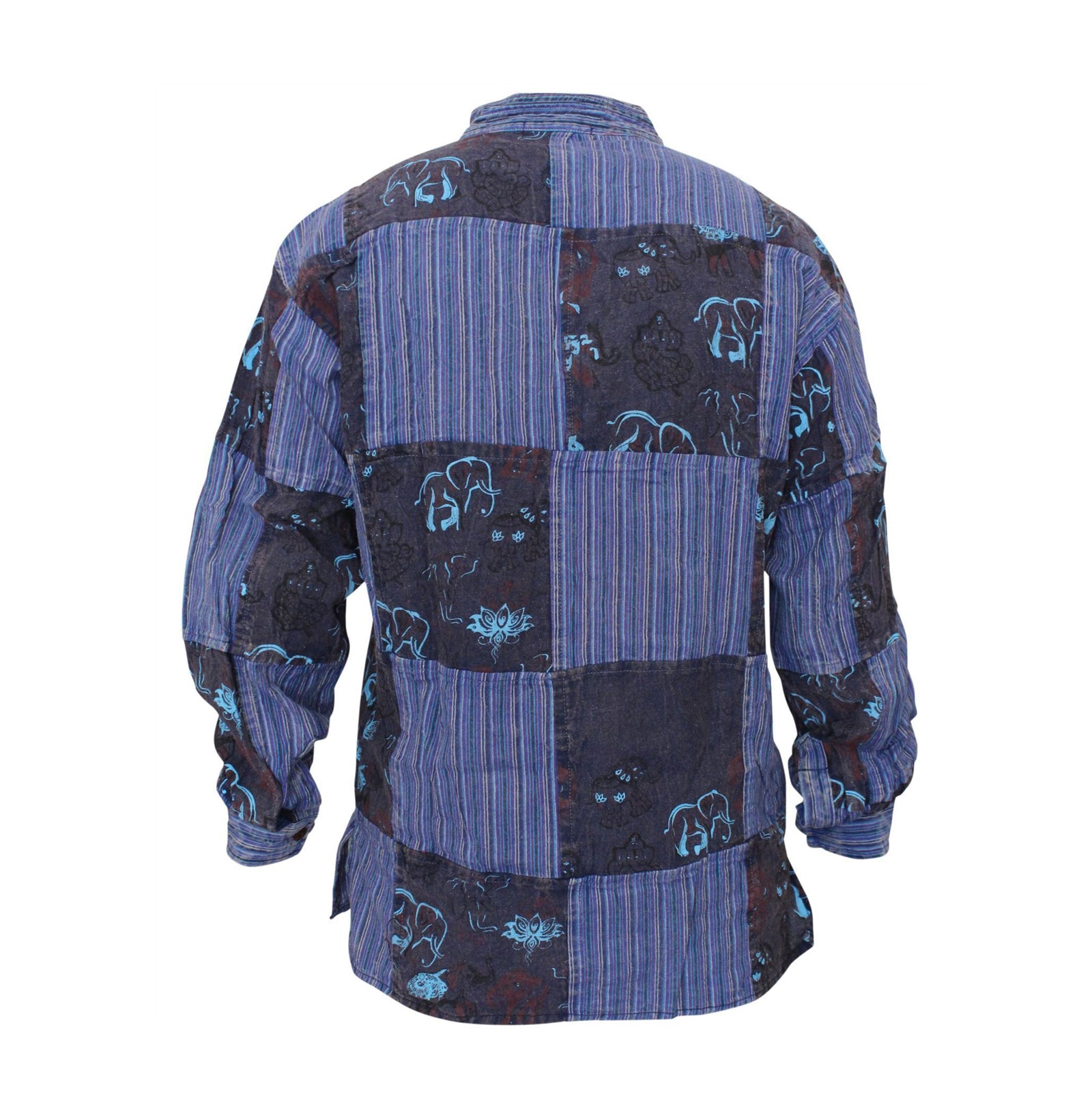 stonewashed-printed-patchwork-long-sleeve-shirts-for-men