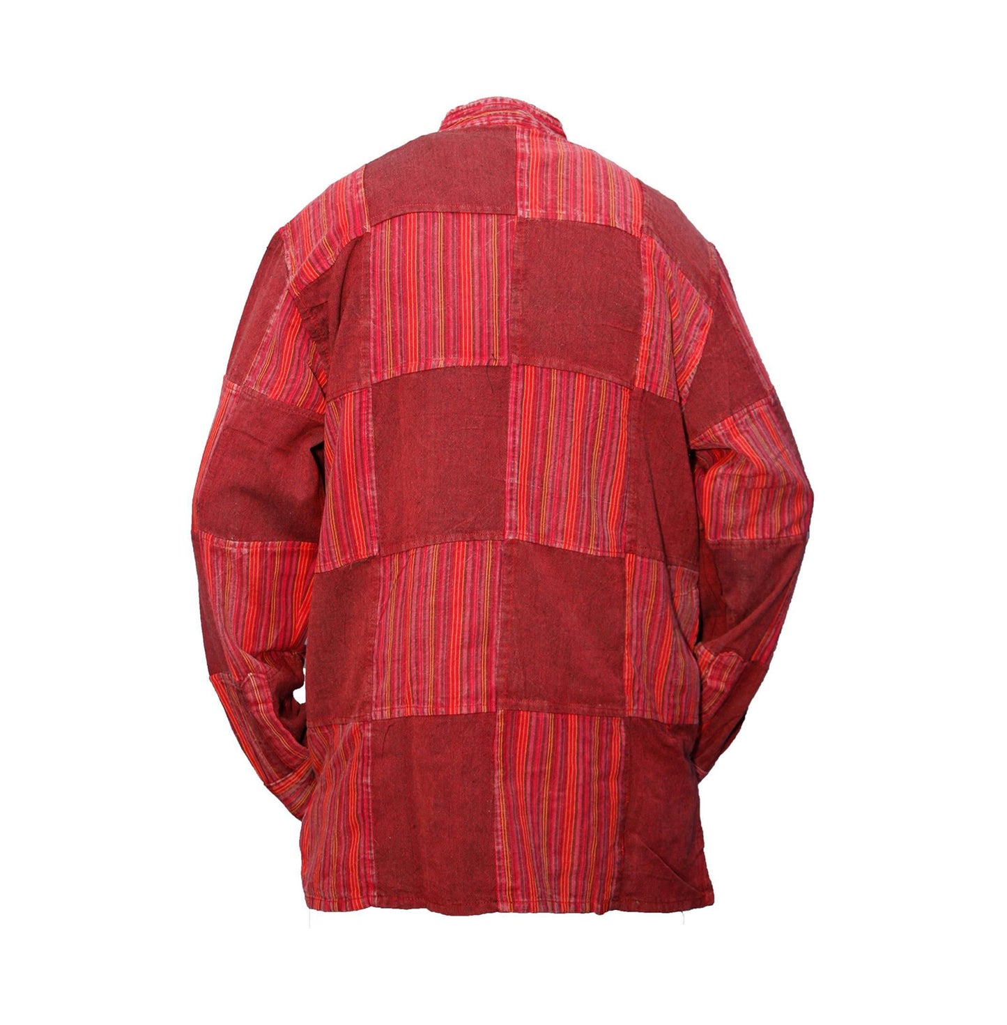 stonewashed-stripe-plain-patch-shirt-for-men