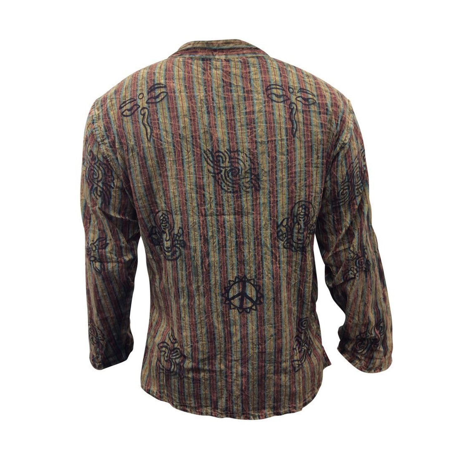 stripe-traditional-collarless-grandad-shirts-for-men