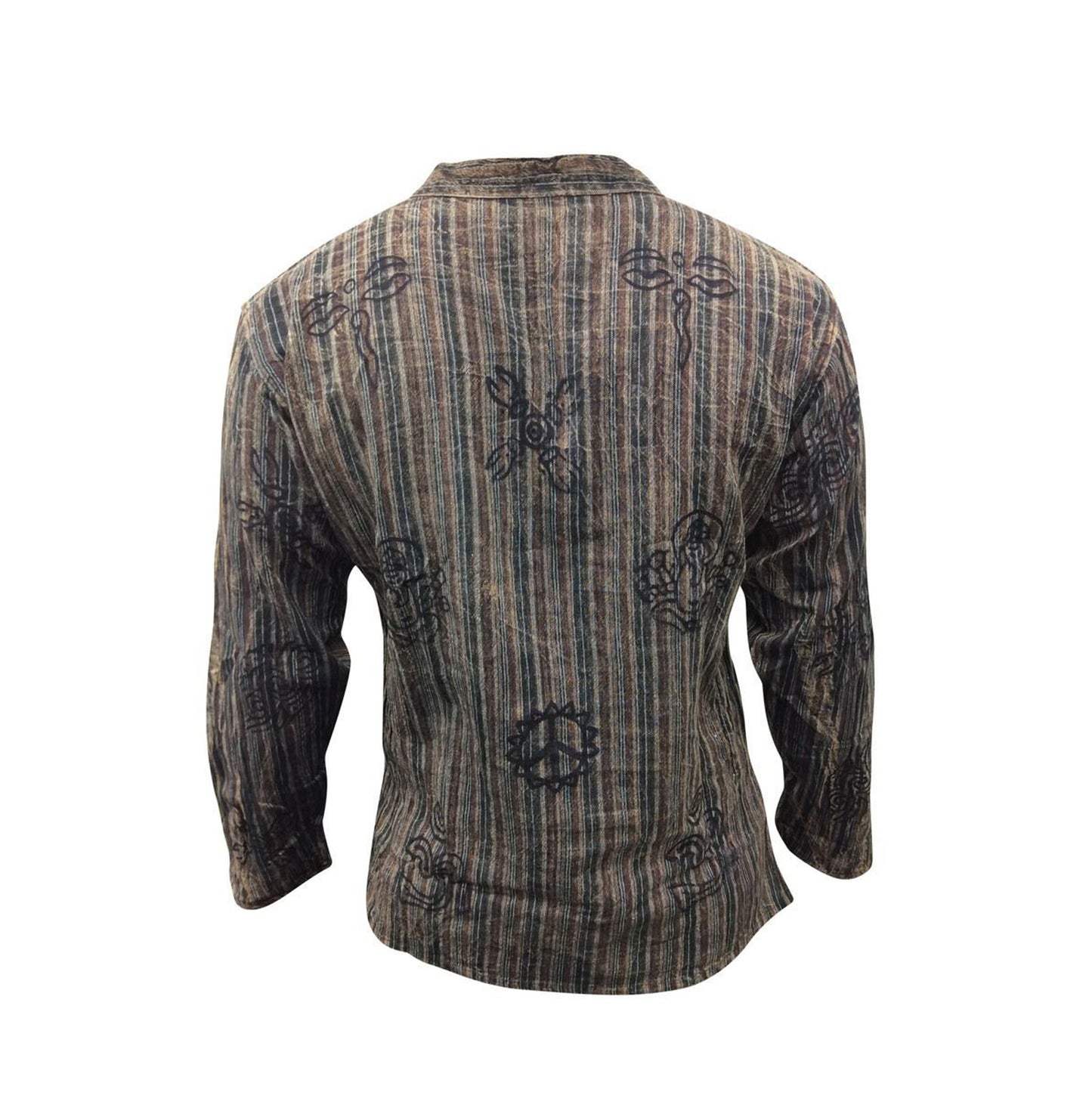 stripe-traditional-collarless-grandad-shirts-for-men