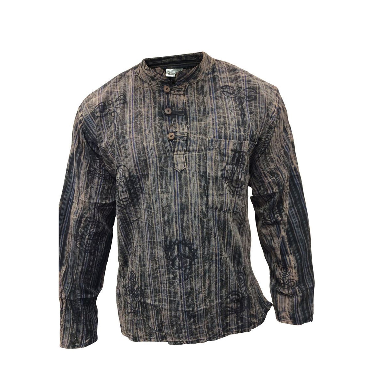 stripe-traditional-collarless-grandad-shirts-for-men