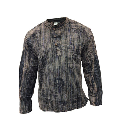 stripe-traditional-collarless-grandad-shirts-for-men