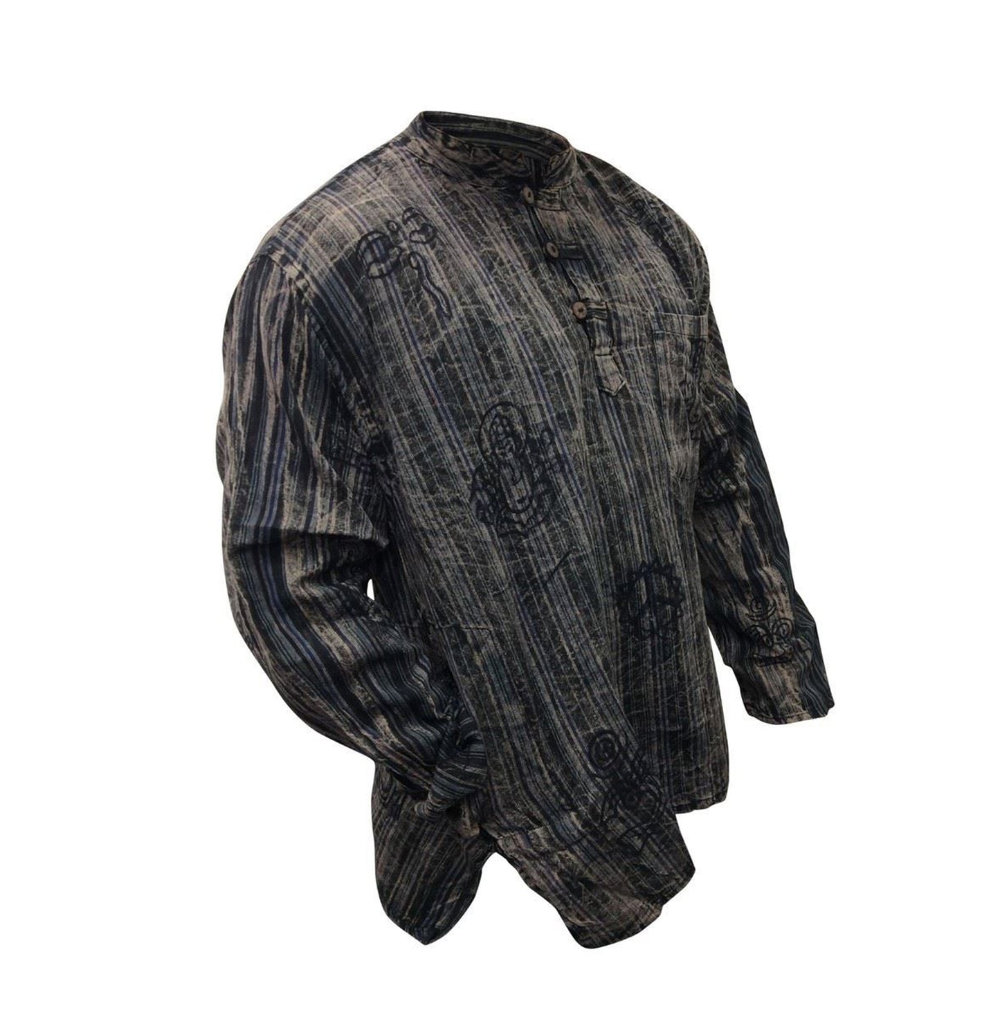 stripe-traditional-collarless-grandad-shirts-for-men