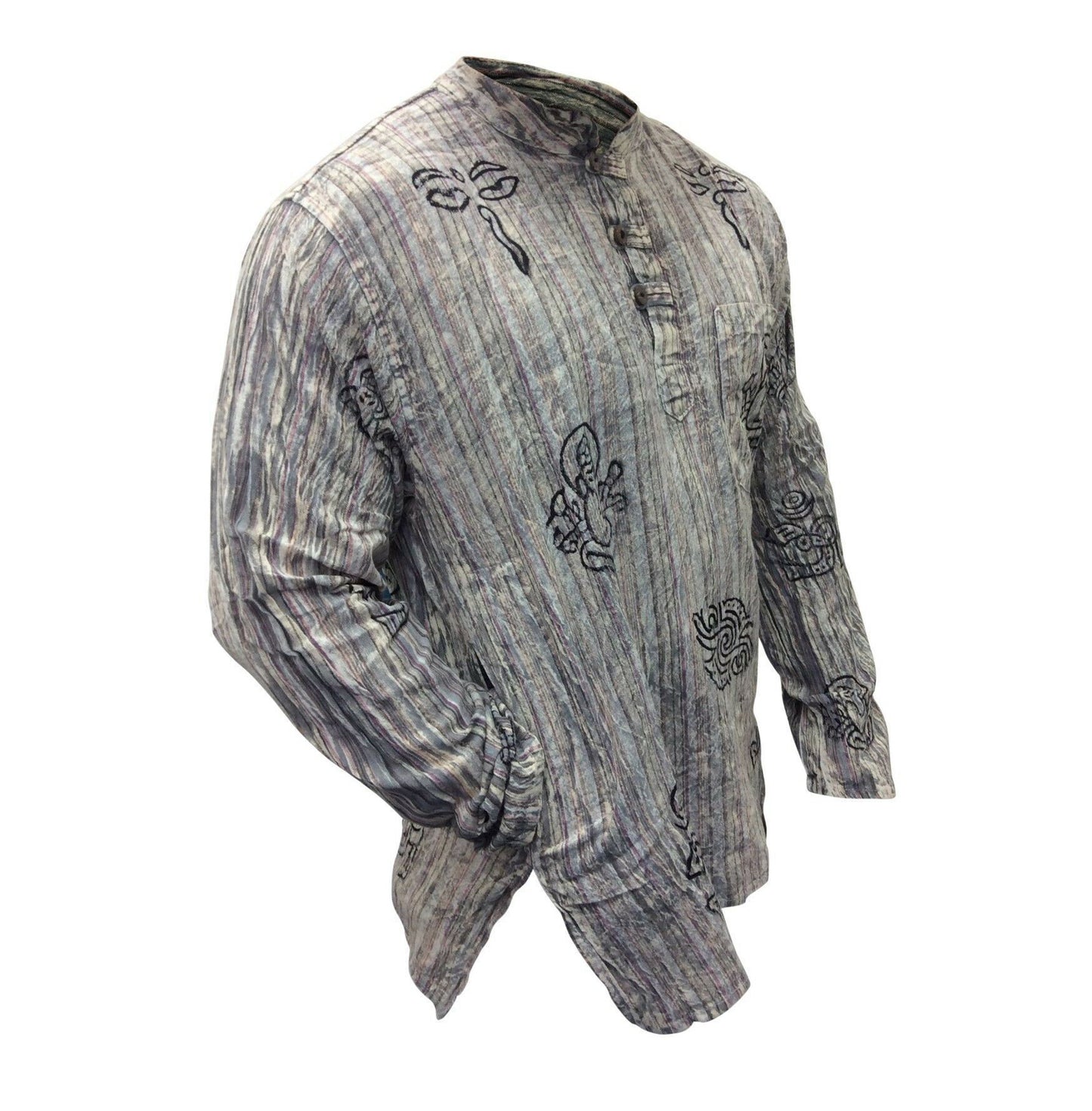 stripe-traditional-collarless-grandad-shirts-for-men