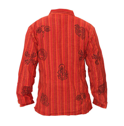 stripe-traditional-collarless-grandad-shirts-for-men