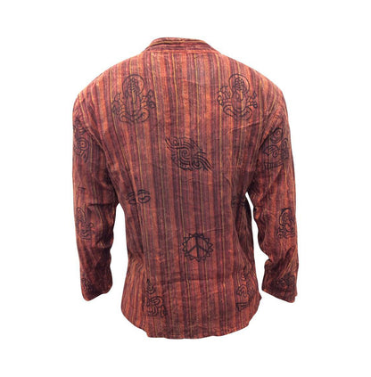 stripe-traditional-collarless-grandad-shirts-for-men