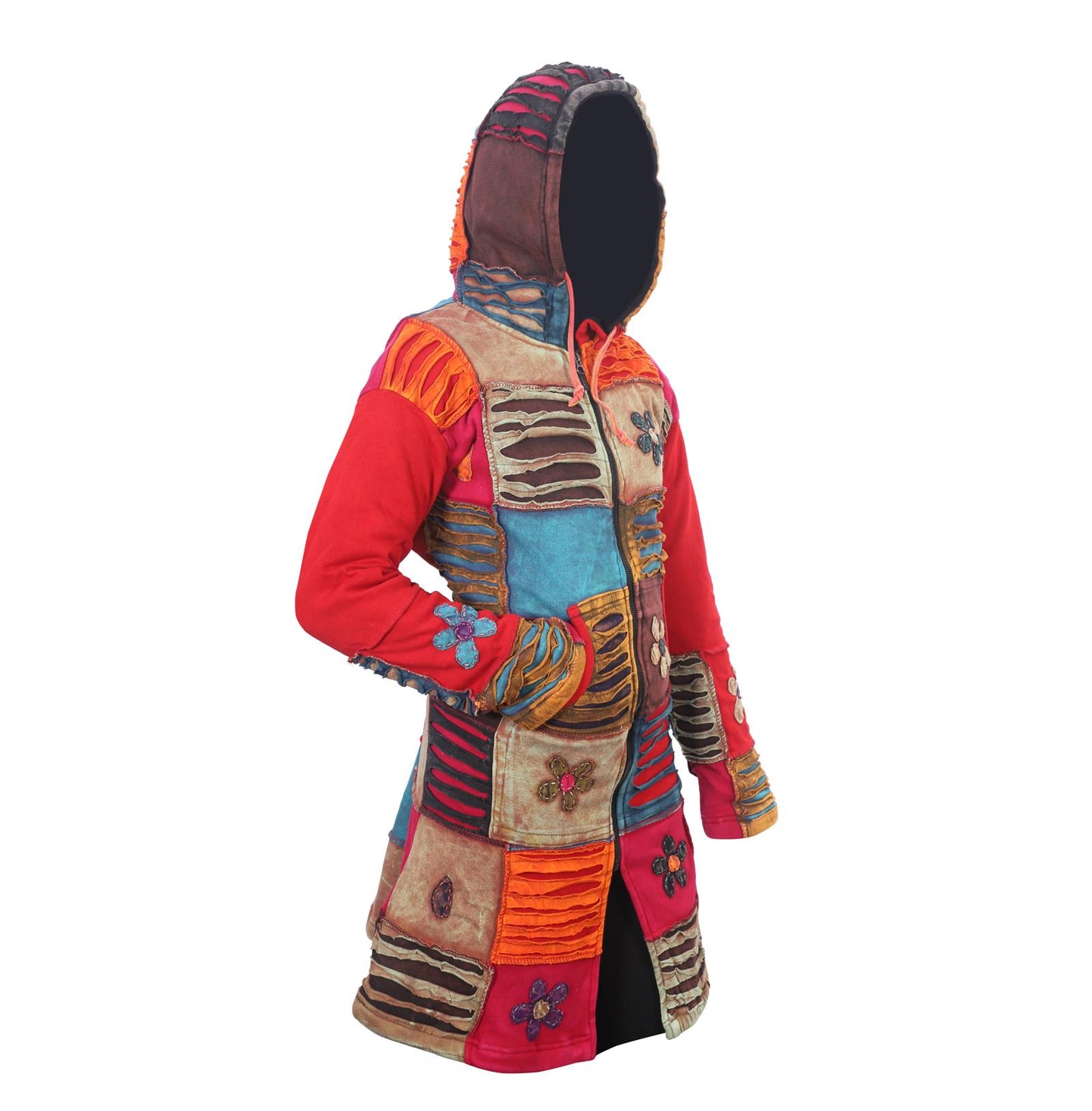 stylish-rainbow-floral-patchwork-coat-for-women