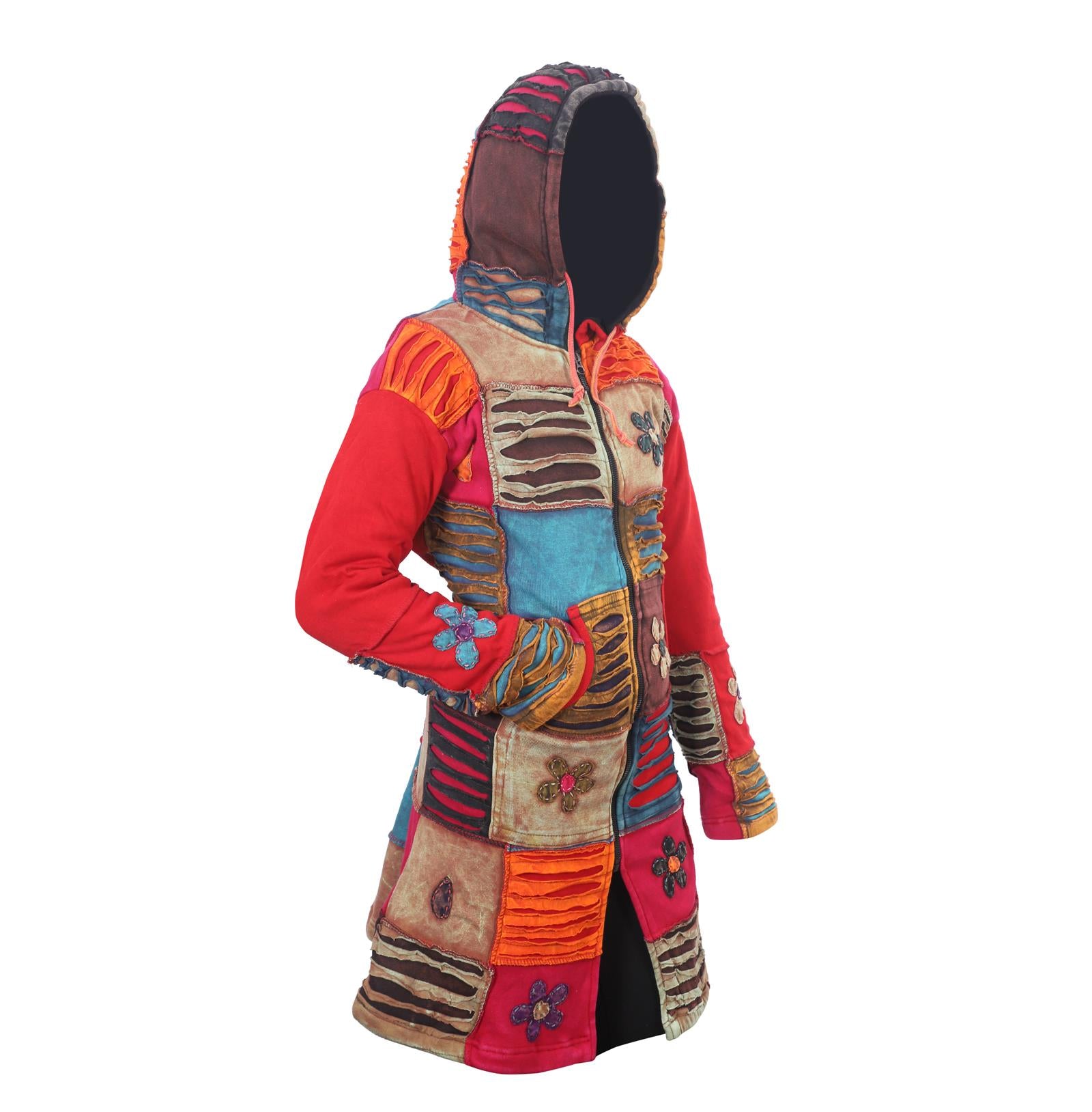 stylish-rainbow-floral-patchwork-coat-for-women