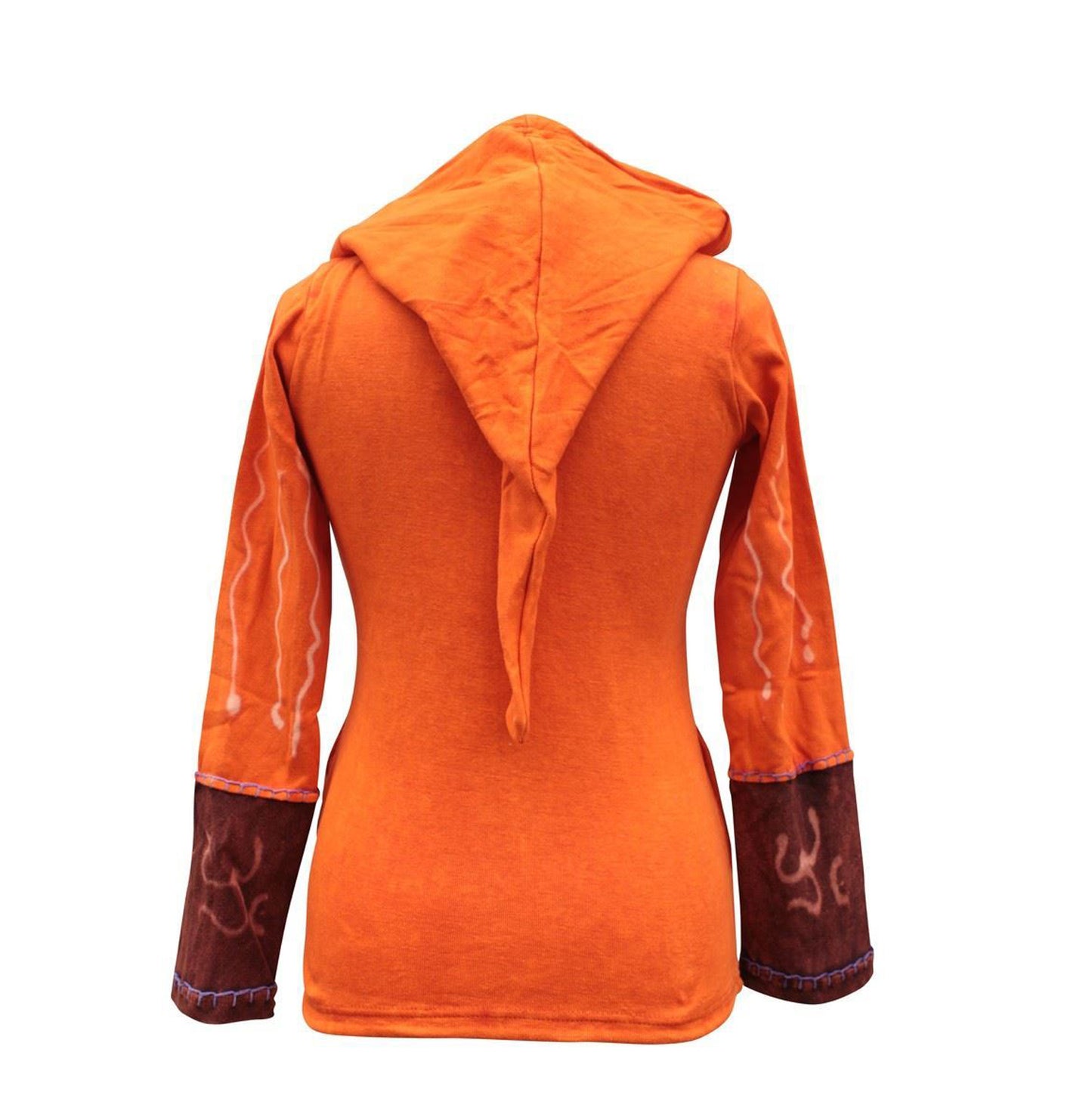 sun-flames-floral-print-hoodie-jacket-for-women