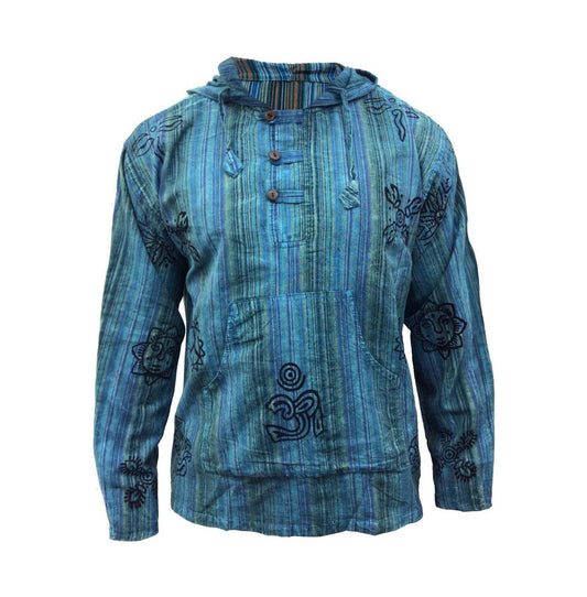 symbol-printed-striped-hoodie-shirts-for-men